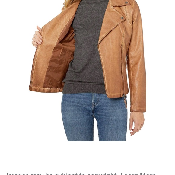 MAX STUDIO Faux Leather Coat new with tags large - Picture 5 of 14